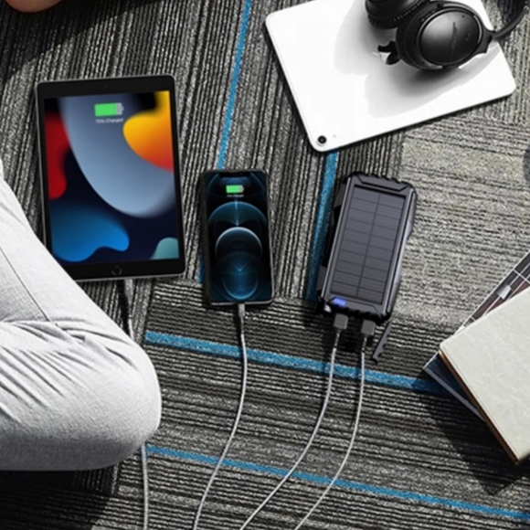 Power Bank Solar and Power Charger 42800 mAH Portable Charger Solar Power Bank - Picture 4 of 5